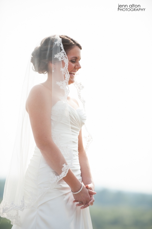 Bride during vows, Wedding, Merrimack Valley