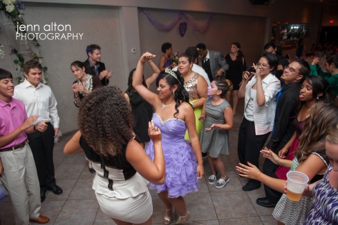  Quinceanera dancing at reception